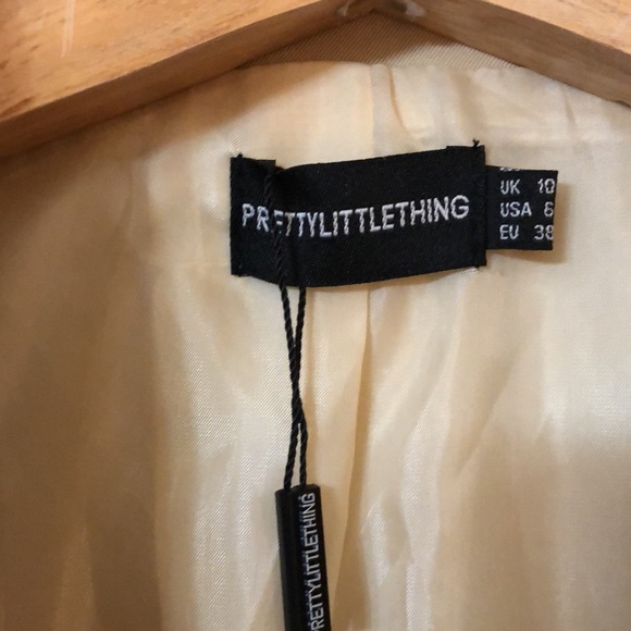 🎉PrettyLittleThing Stone Oversized Blazer🎉 - Picture 10 of 12